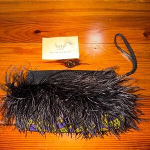 Feather Clutch NEW